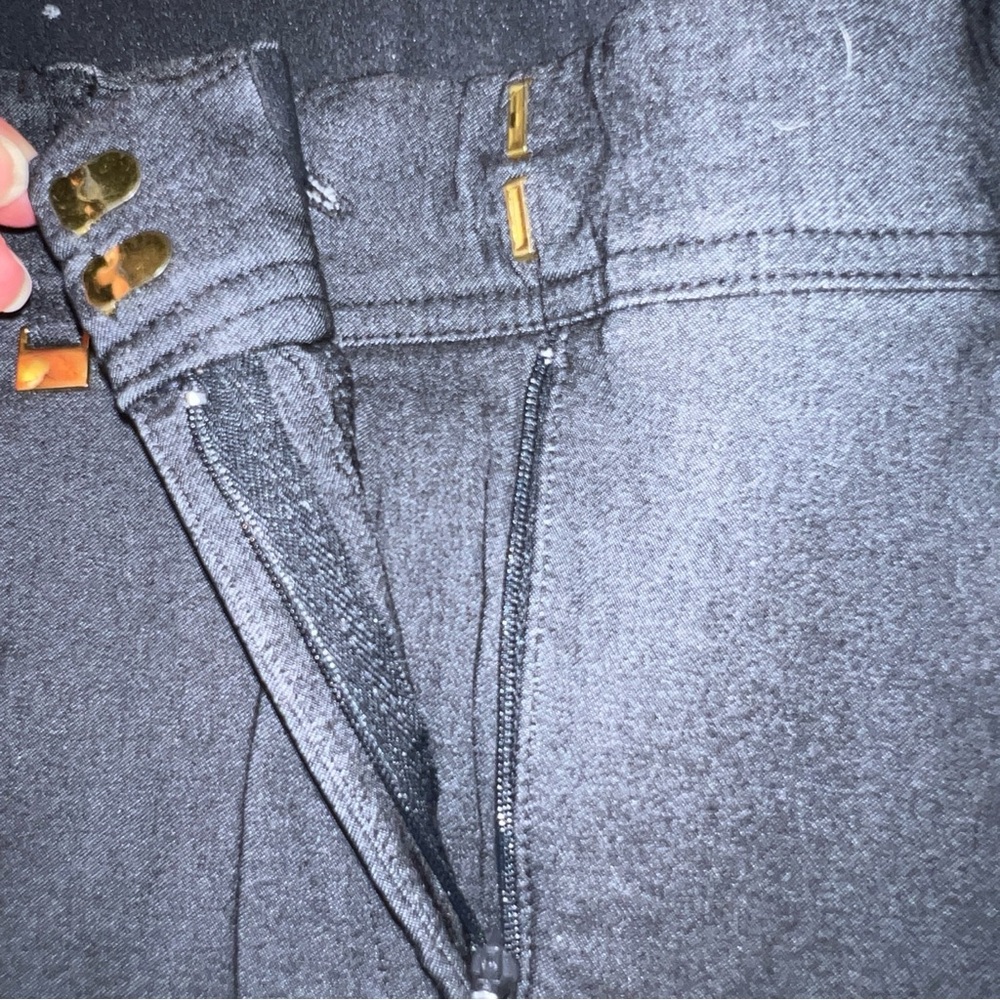 JM Collection Charcoal Gray Straight Leg Pants - Picture 7 of 9